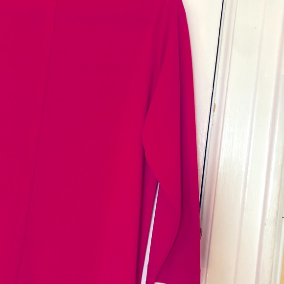 Joan Vass Hot Pink Tunic Top - Picture 4 of 6
